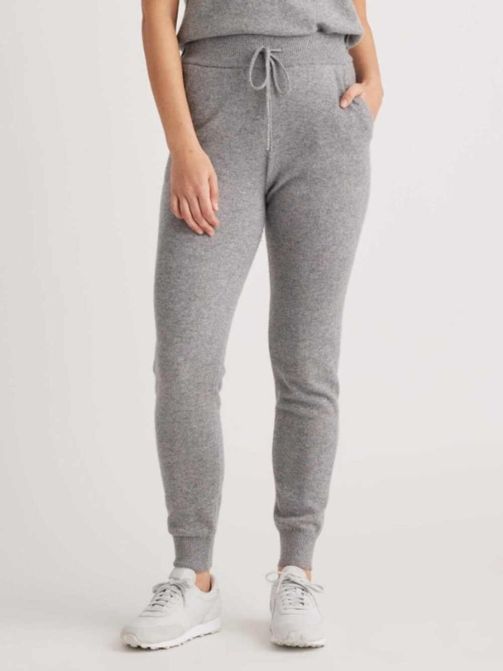 The Cashmere Project 100% Cashmere Gray Jogger Pants Size L